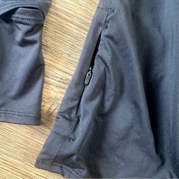 Quince Women Race Day Half-Zip Pullover Performance Running Workout Black Large - Picture 5 of 11